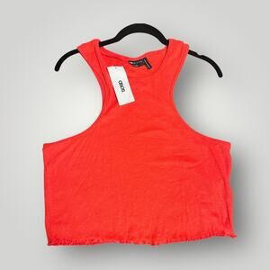 ASOS Details Tank Top NWT Cropped Size 14US Ribbed Muscle Racerback Y2K Style